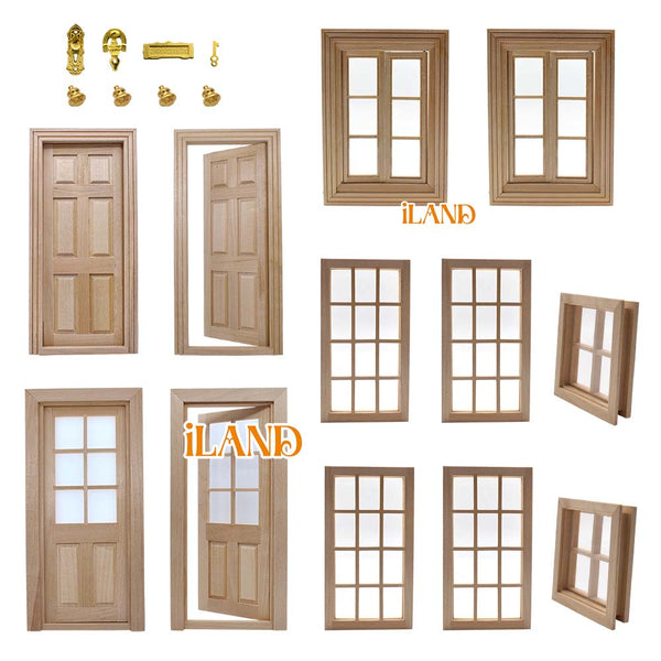 Miniature doors and clearance windows