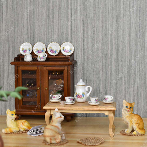 Dollhouse American Rustic Style Tea Set Beautiful