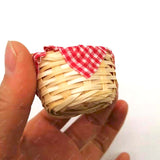 Dollhouse Accessories  Mini Breads in A Basket