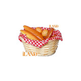 Dollhouse Accessories  Mini Breads in A Basket