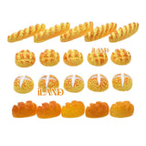 Dollhouse Accessories Mini Bread 4pcs