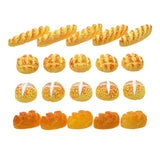 Dollhouse Accessories Mini Bread 4pcs