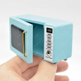 iLAND Dollhouse Accessories Miniature Microwave on 1:12 scale (Blue)