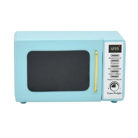 Dollhouse Accessories Miniature Microwave on 1:12 scale (Blue)