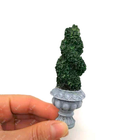 Dollhouse Accessories  Statue Mini Resin Tree