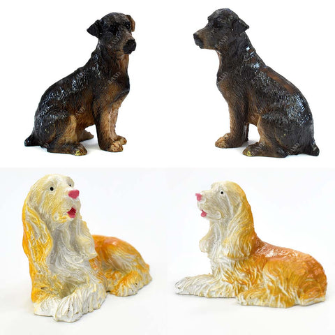 4PCS Mini Dog Figures