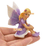 Fairy Garden Ornaments Resin Elf Figurines Outdoor Statues