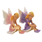 Fairy Garden Ornaments Resin Elf Figurines Outdoor Statues