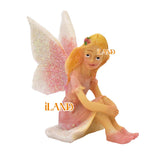 Fairy Garden Ornaments Resin Elf Figurines Outdoor Statues