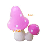 Fairy Garden Ornaments Resin Mushrooms Figurines Outdoor Statues