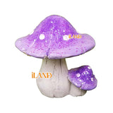 Fairy Garden Ornaments Resin Mushrooms Figurines Outdoor Statues