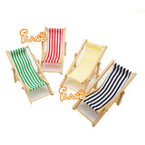 Dollhouse Accessories Beach Chair 2pcs