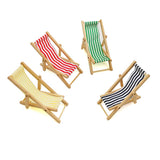 Dollhouse Accessories Beach Chair 2pcs