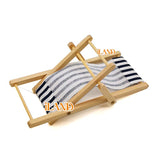 Dollhouse Accessories Beach Chair 2pcs