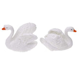 Fairy Garden Ornaments Resin Swan Figurines Outdoor Statues