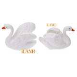 Fairy Garden Ornaments Resin Swan Figurines Outdoor Statues