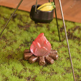 iLAND Dollhouse Accessories Miniature Campfire