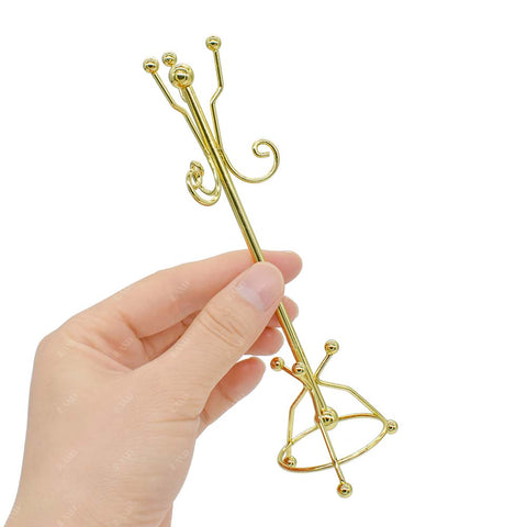 Golden Miniature Coat Rack & Full Length Mirror