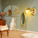 Golden Miniature Coat Rack & Full Length Mirror