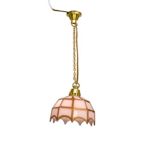 Dollhouse Plug-In Model White Tiffany Chandelier Luxury