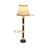 Dollhouse Electromagnetic Model Gold Edge Floor Lamp