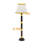 Dollhouse Electromagnetic Model Gold Edge Floor Lamp