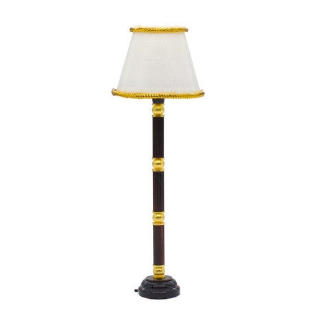 Dollhouse Electromagnetic Model Gold Edge Floor Lamp