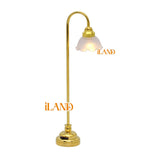 Electromagnetic Models Golden Flower Shade Floor Lamp