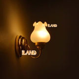 Luxurious Led Dollhouse Wall Light 2pcs Tulip