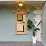 Triangular Top Dollhouse Window