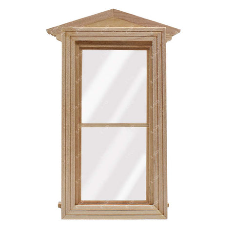 Triangular Top Dollhouse Window