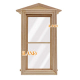 Triangular Top Dollhouse Window