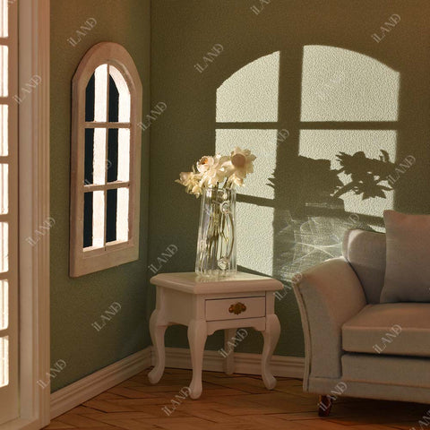 Miniature Dollhouse Wood Arched Window