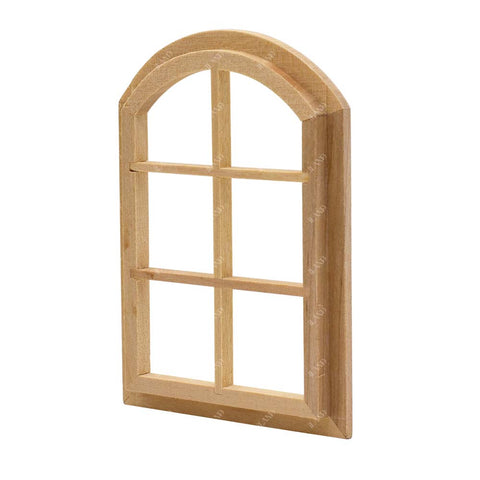 Miniature Dollhouse Wood Arched Window