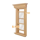 Neoclassical Dollhouse Window