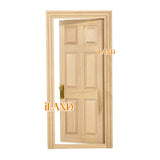 iLAND Miniature Dollhouse Wooden Door