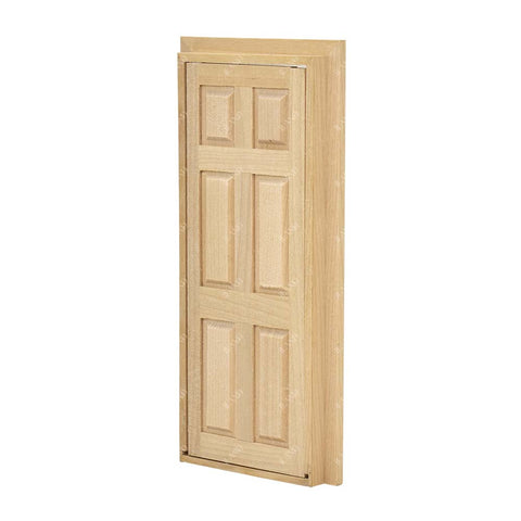 Miniature Dollhouse Wooden Door