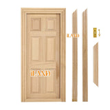 iLAND Miniature Dollhouse Wooden Door