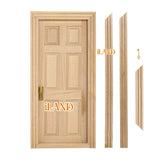 iLAND Miniature Dollhouse Wooden Door