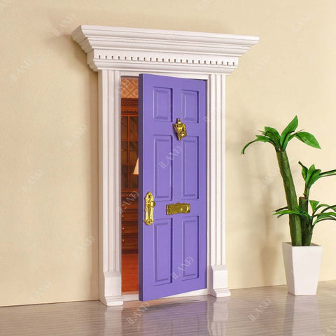 Miniature Dollhouse Classic Entry Door