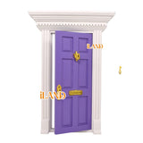 iLAND Miniature Dollhouse Classic Entry Door