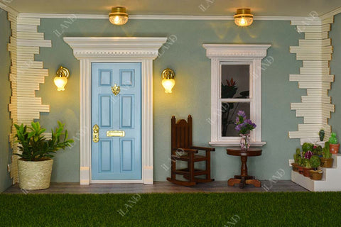 Miniature Dollhouse Classic Entry Door