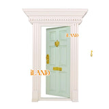 iLAND Miniature Dollhouse Classic Entry Door