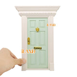 iLAND Miniature Dollhouse Classic Entry Door