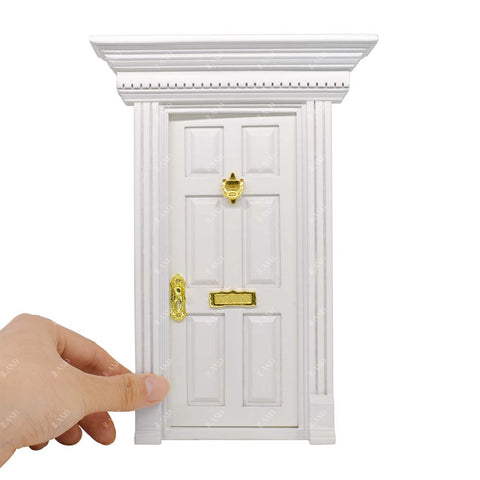 Miniature Dollhouse Classic Entry Door