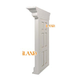 iLAND Miniature Dollhouse Classic Entry Door