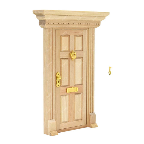 Neoclassical Miniature Dollhouse Entry Door Set