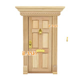 iLAND Neoclassical Miniature Dollhouse Entry Door Set