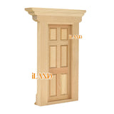 iLAND Neoclassical Miniature Dollhouse Entry Door Set