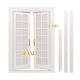 iLAND Miniature Dollhouse French Doors